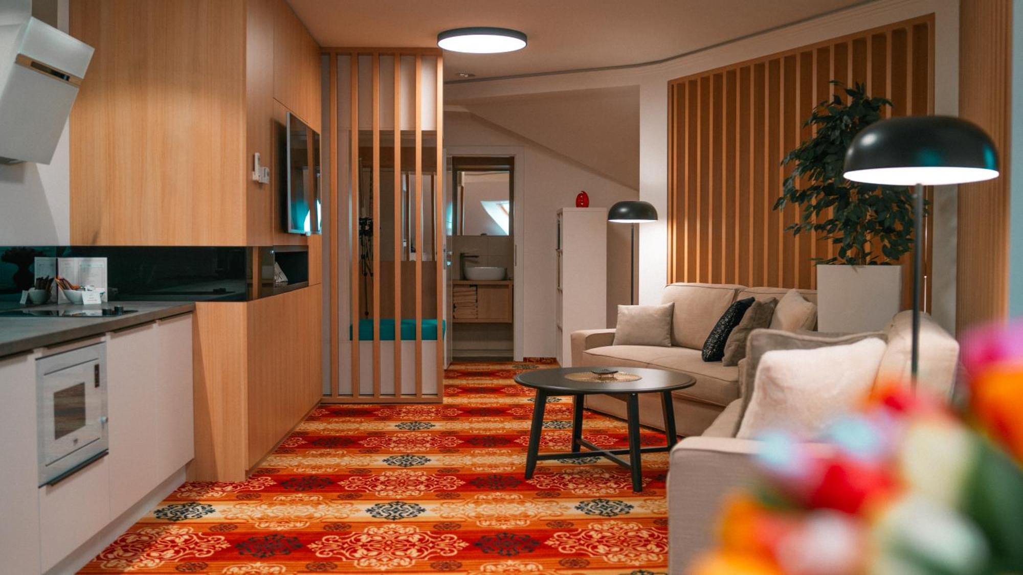 Apartman Richelieu Bardejov Buitenkant foto